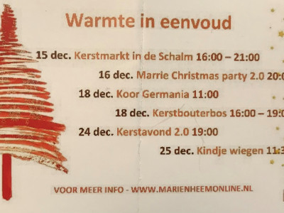 15 December Kerst start met kerstmarkt