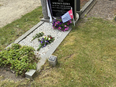 Herdenking Raalter begraafplaats