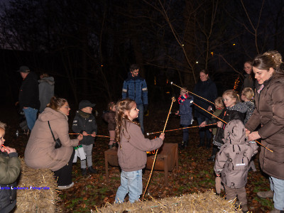 Kerst kabouterbos