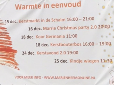 Kerstprogramma van start