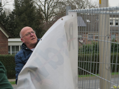 Protestspandoek N35 verwijderen 29-2-2024