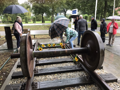 Start van de vredesweek in Marienheem